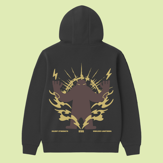 EZZ GRAY OVERSIZE HOODIE