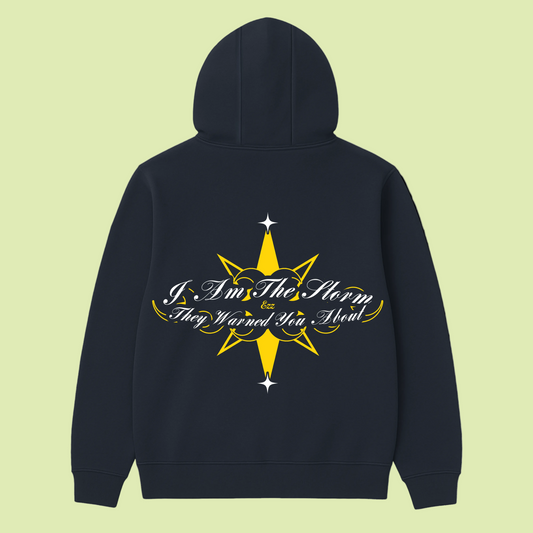 EZZ NAVY OVERSIZE HOODIE