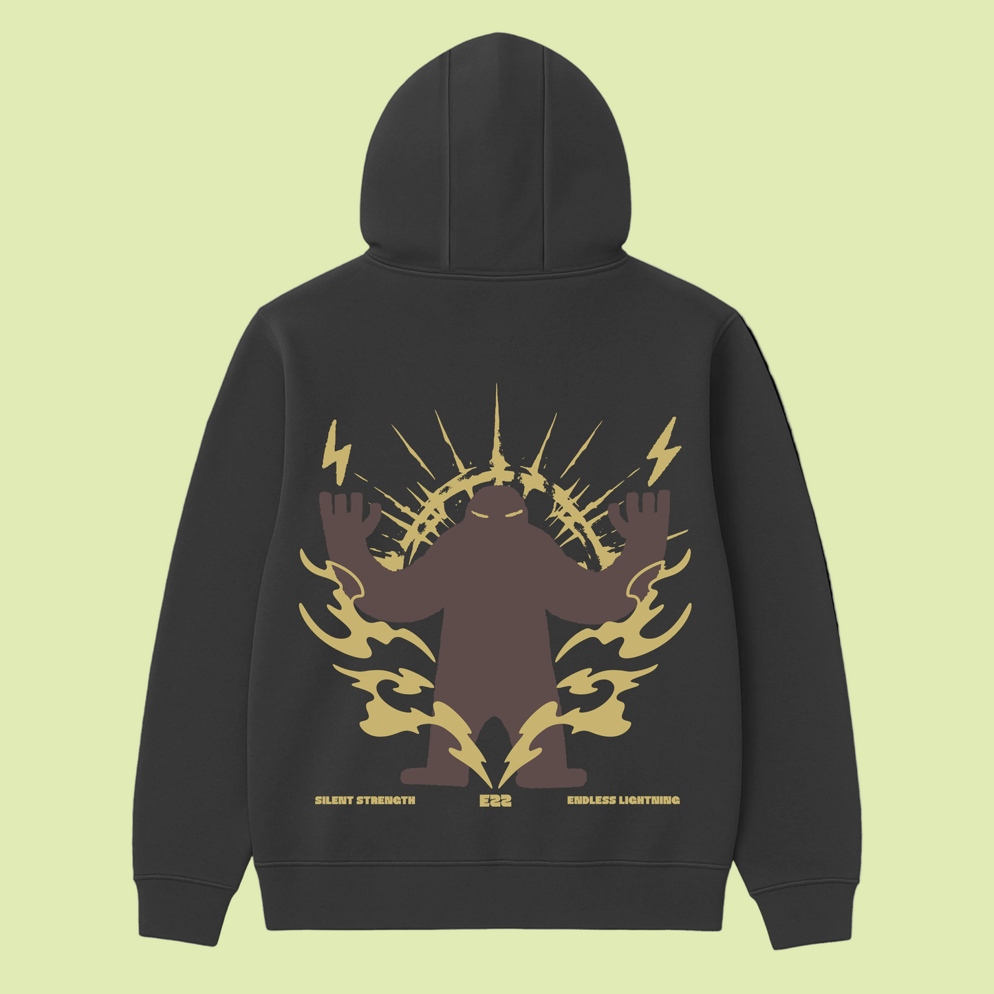 EZZ GRAY OVERSIZE HOODIE