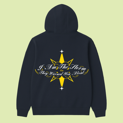 EZZ NAVY OVERSIZE HOODIE