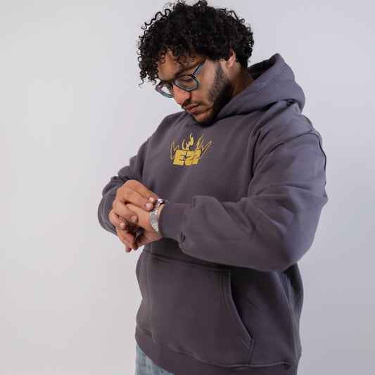 EZZ GRAY OVERSIZE HOODIE