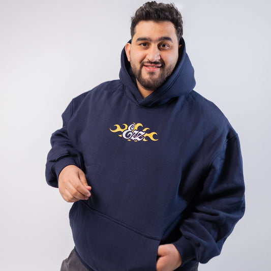 EZZ NAVY OVERSIZE HOODIE